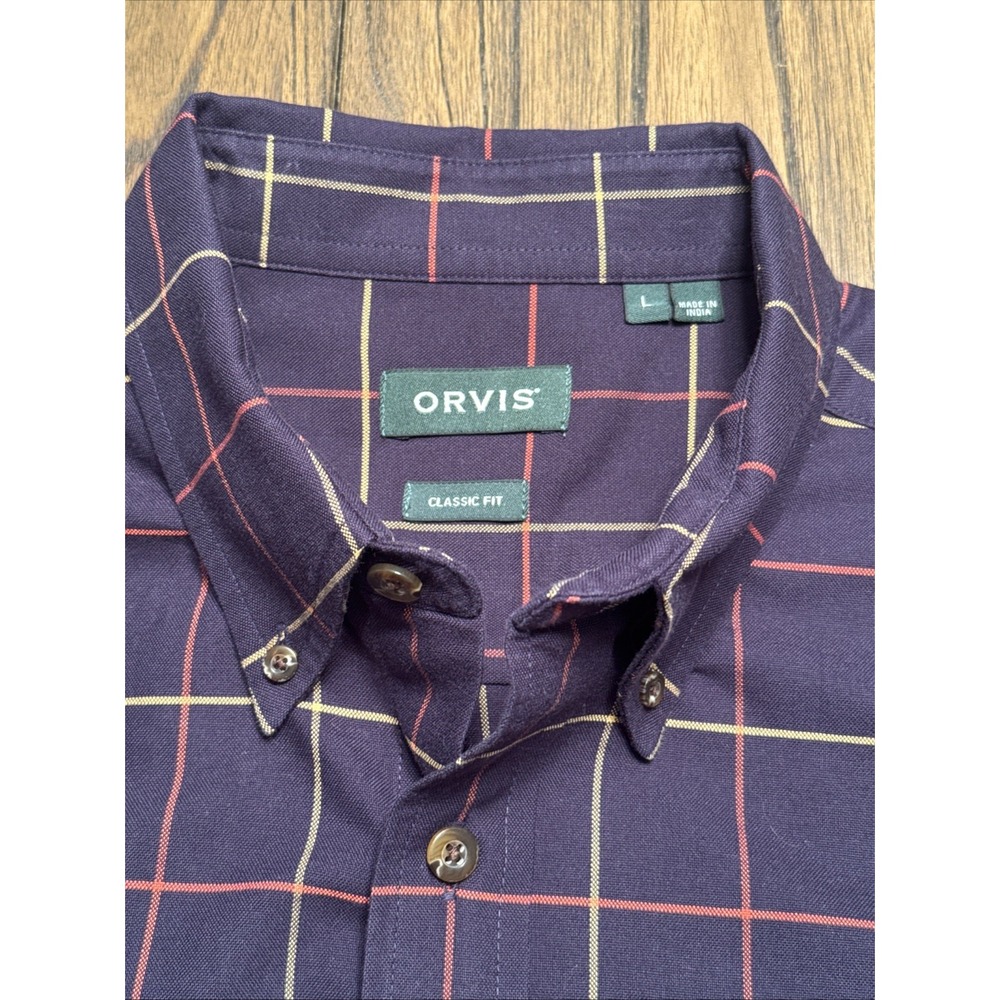 Orvis Men's BUNDLE 2-Long Sleeve Button Down Shirts Size L - Picture 4 of 7